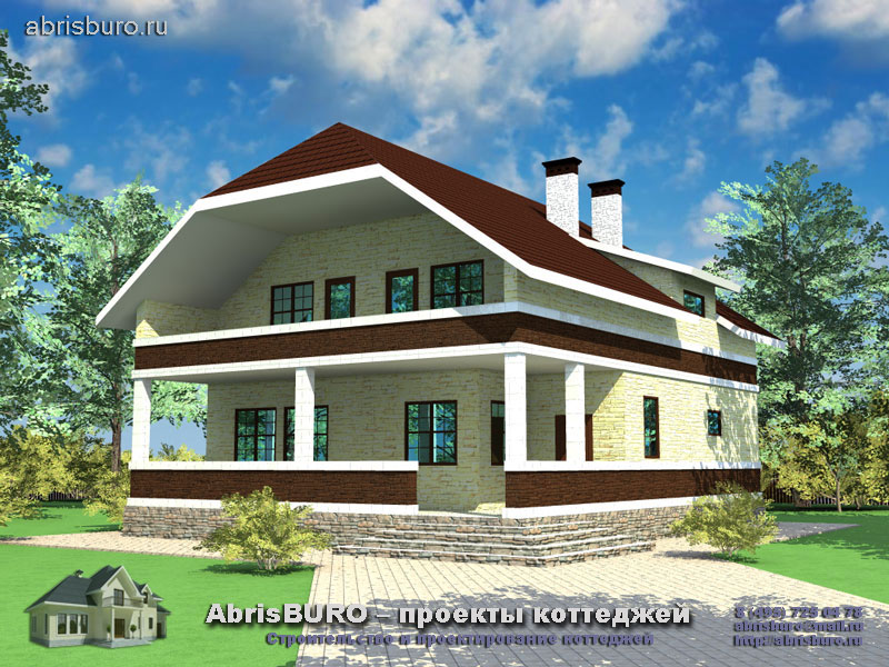 Проект дома с мелкозаглубленным фундаментом K52-190