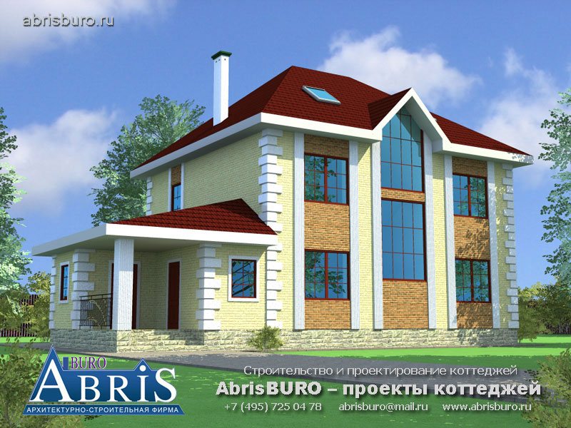 Трехэтажные коттеджи на сайте www.abrisburo.ru