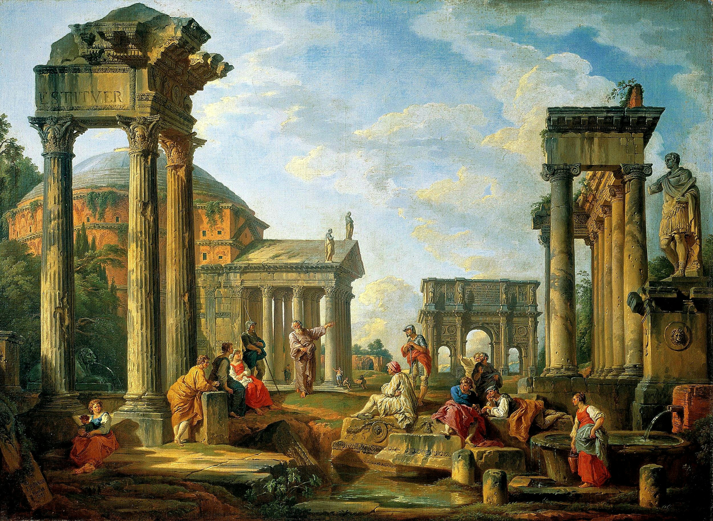 В Древнем Риме архитектура была ведущим искусством
