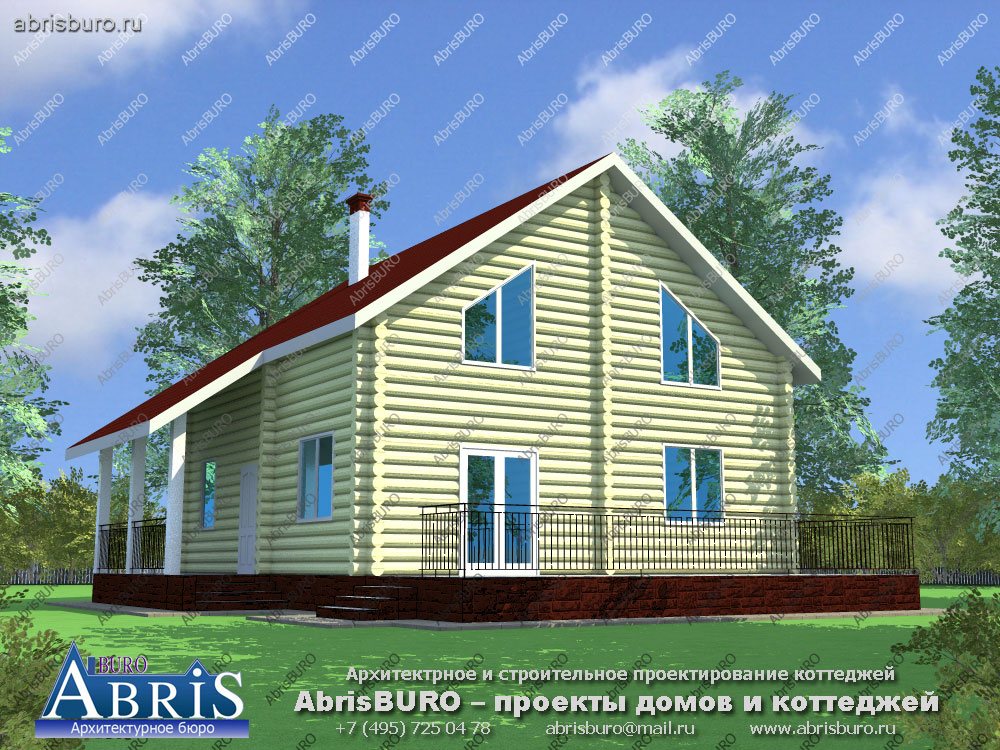 Проекты коттеджей и деревянных домов ABRISBURO