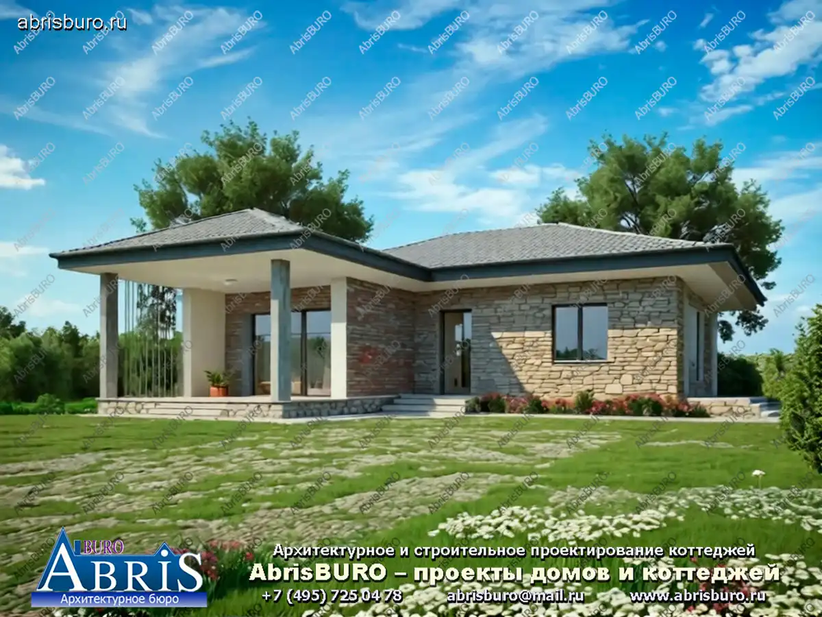 Проект двухэтажного дома K1167-109