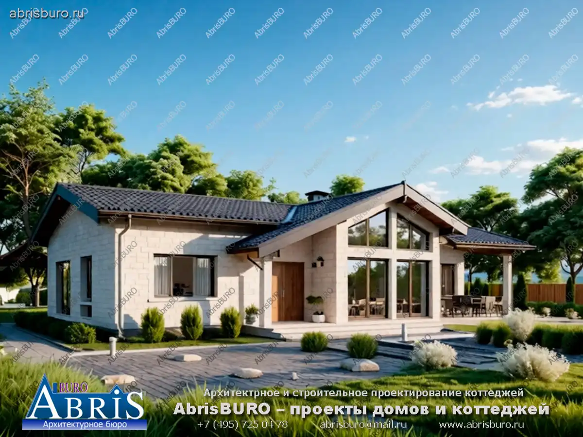 Главный фасад дома K1227-109