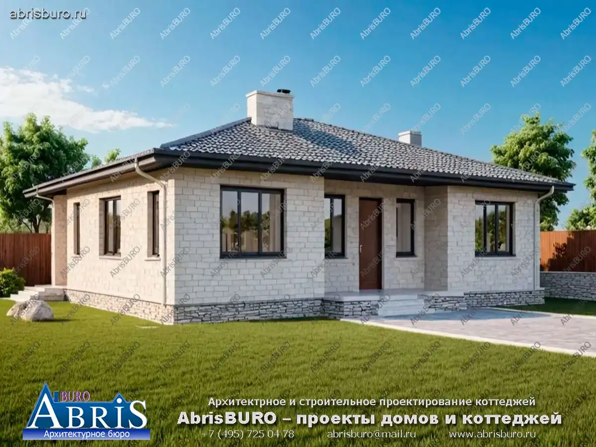 Главный фасад дома K1229-143