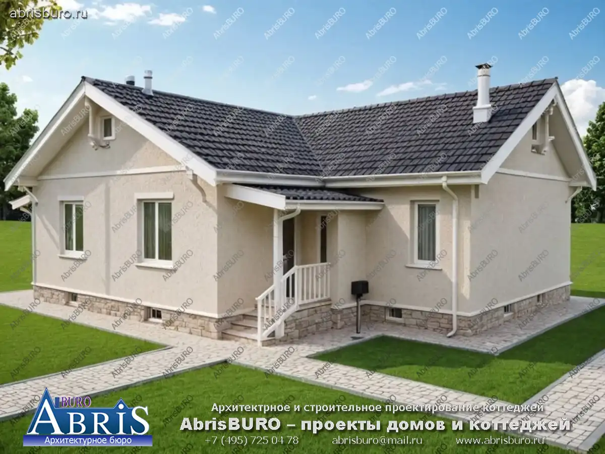 Главный фасад дома K1231-111