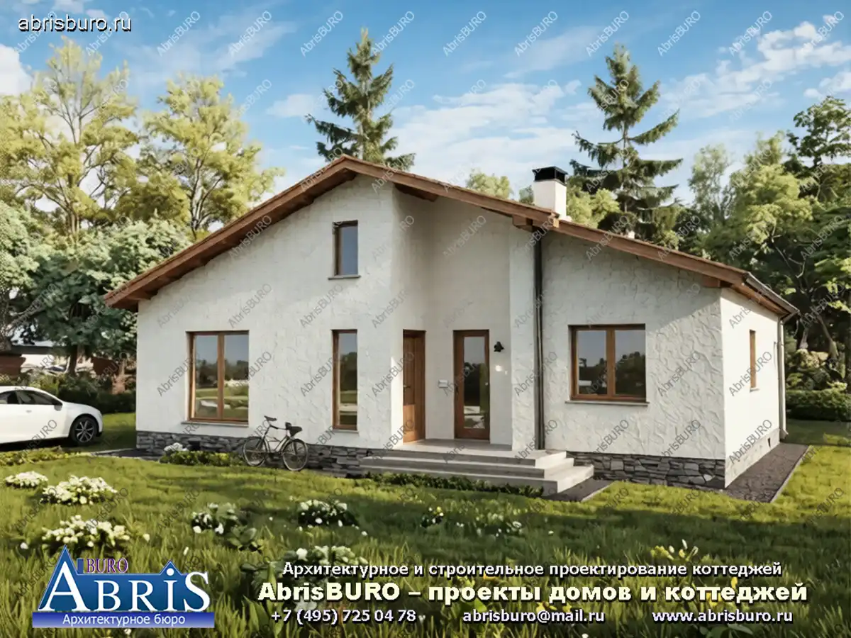 Проект двухэтажного дома K1236-142