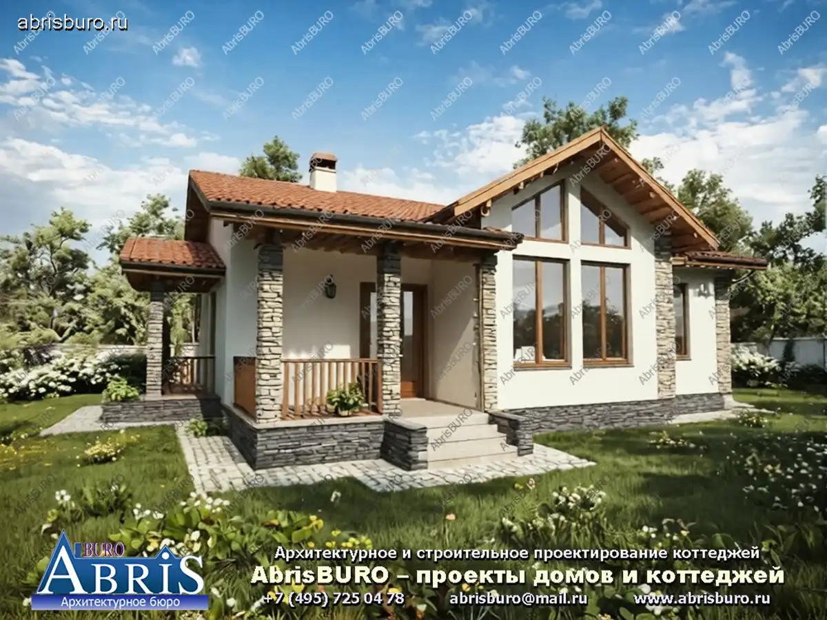 Проект двухэтажного дома K1237-133