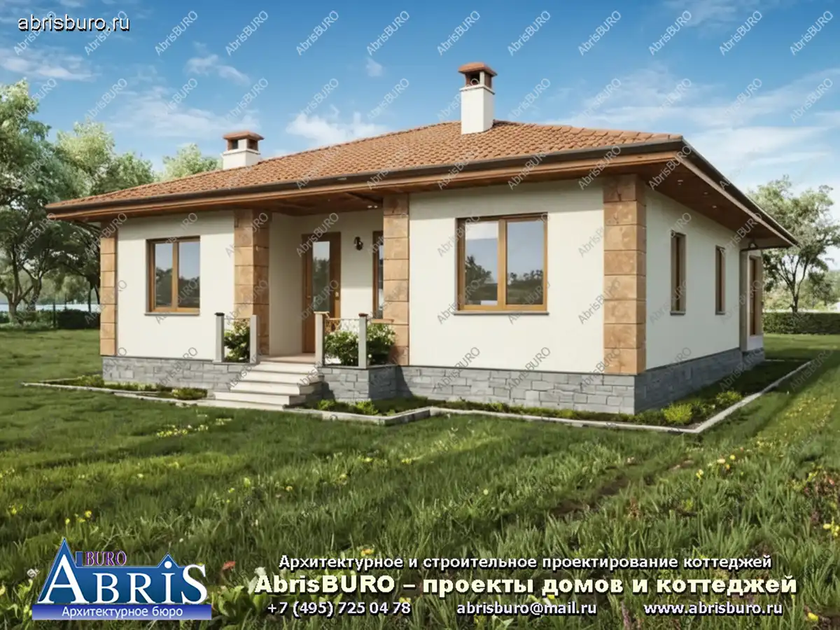 Проект двухэтажного дома K1241-129