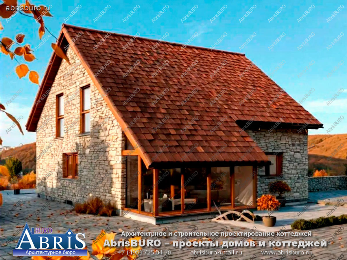 Главный фасад коттеджа