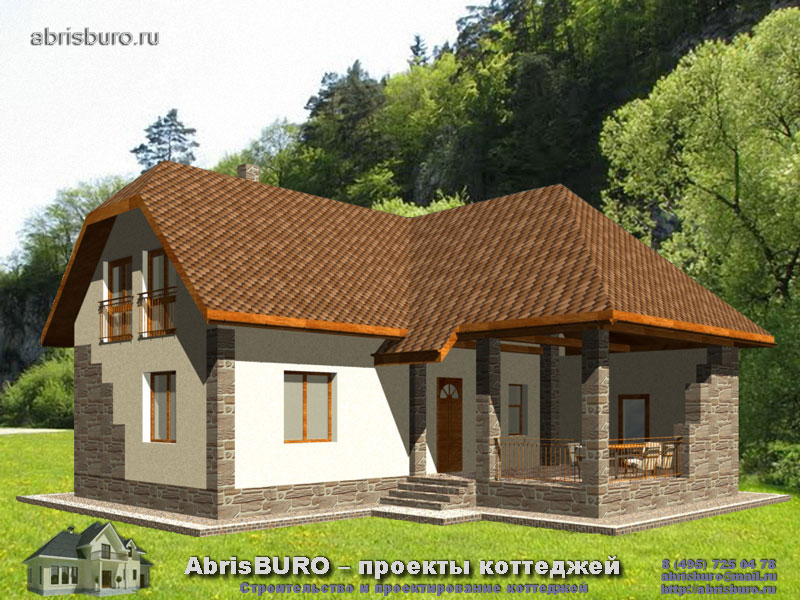 Проект дома с баней K12-130