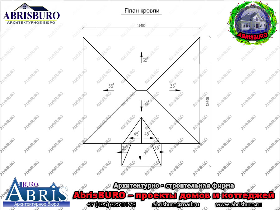 План кровли