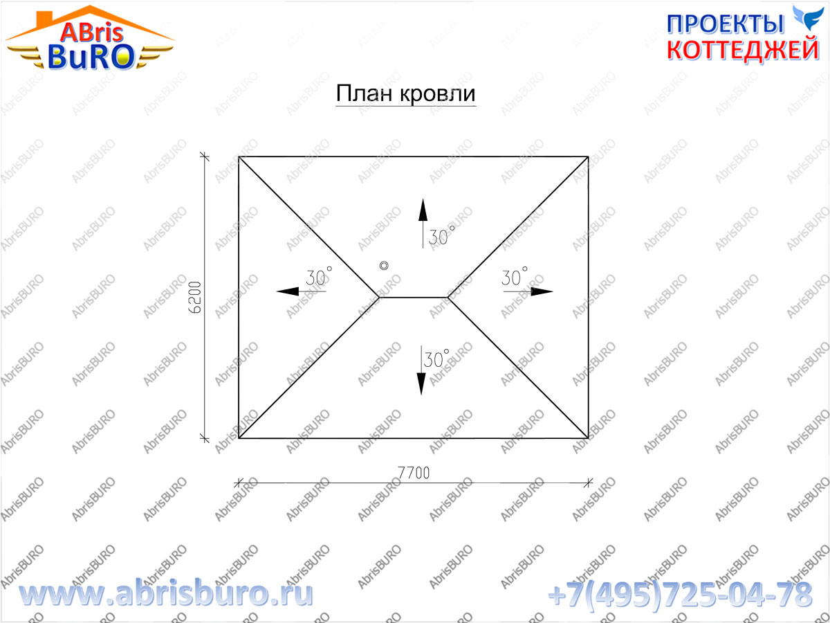 План кровли