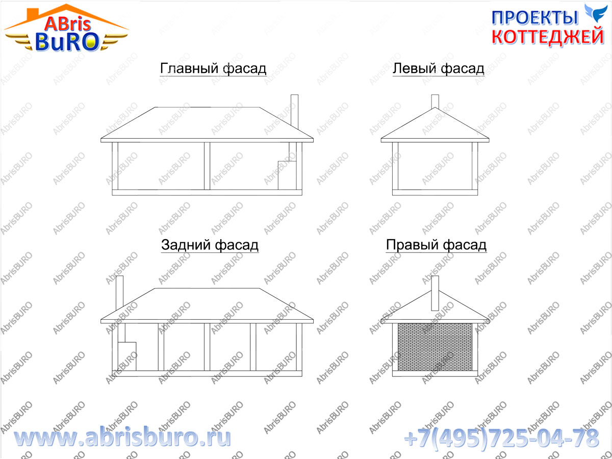 Фасады беседки
