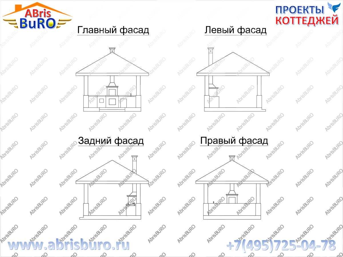 Фасады барбекю (Тип 2)