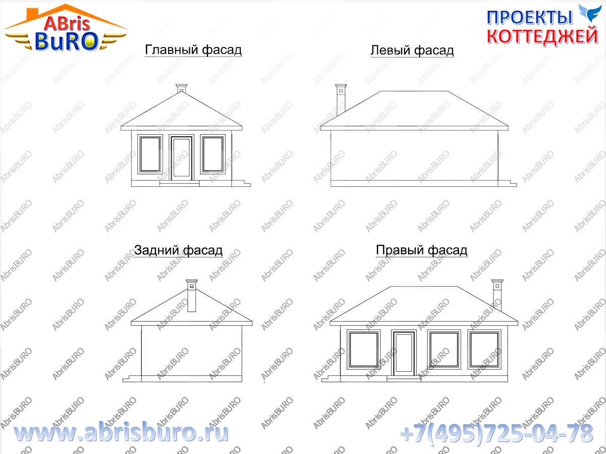 Фасады беседки