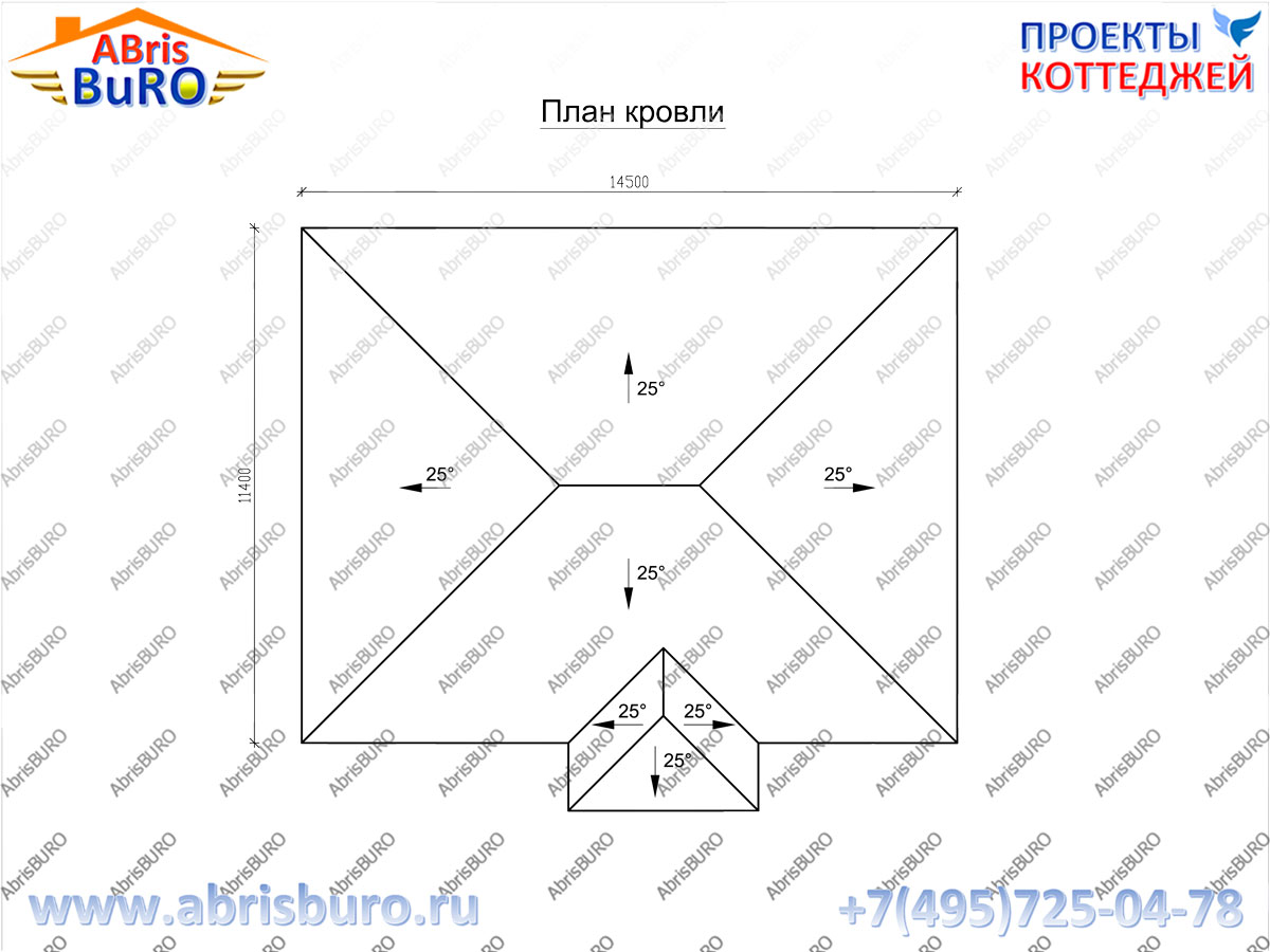 План кровли