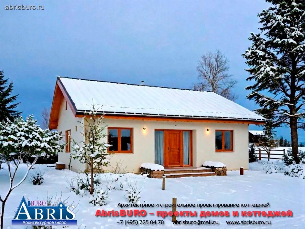 Главный фасад коттеджа