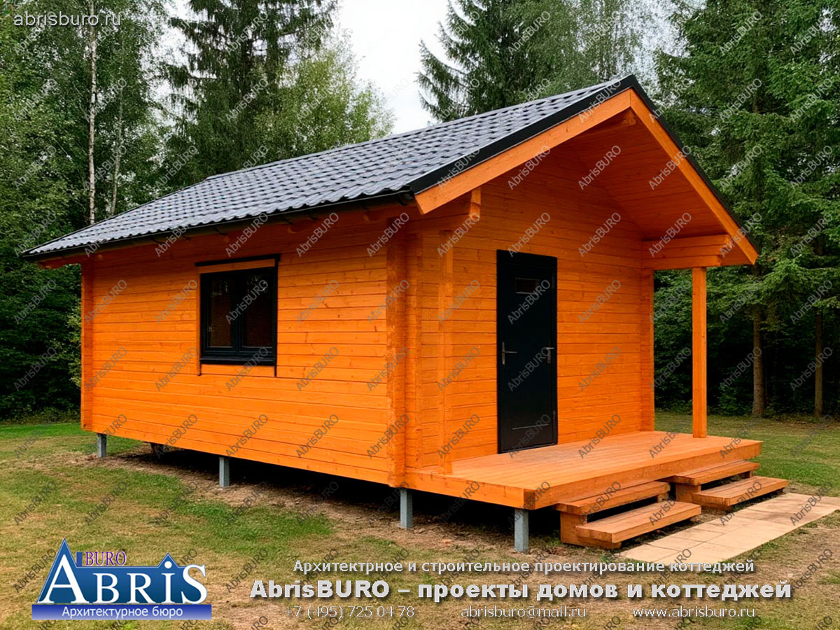 Главный фасад коттеджа