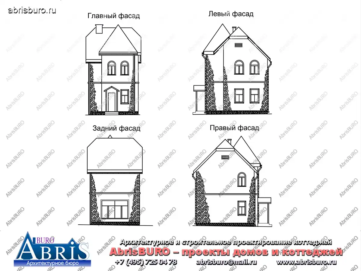 Фасады  коттеджа