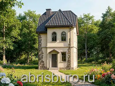 K0259-46: Проект двухэтажного гостевого домика