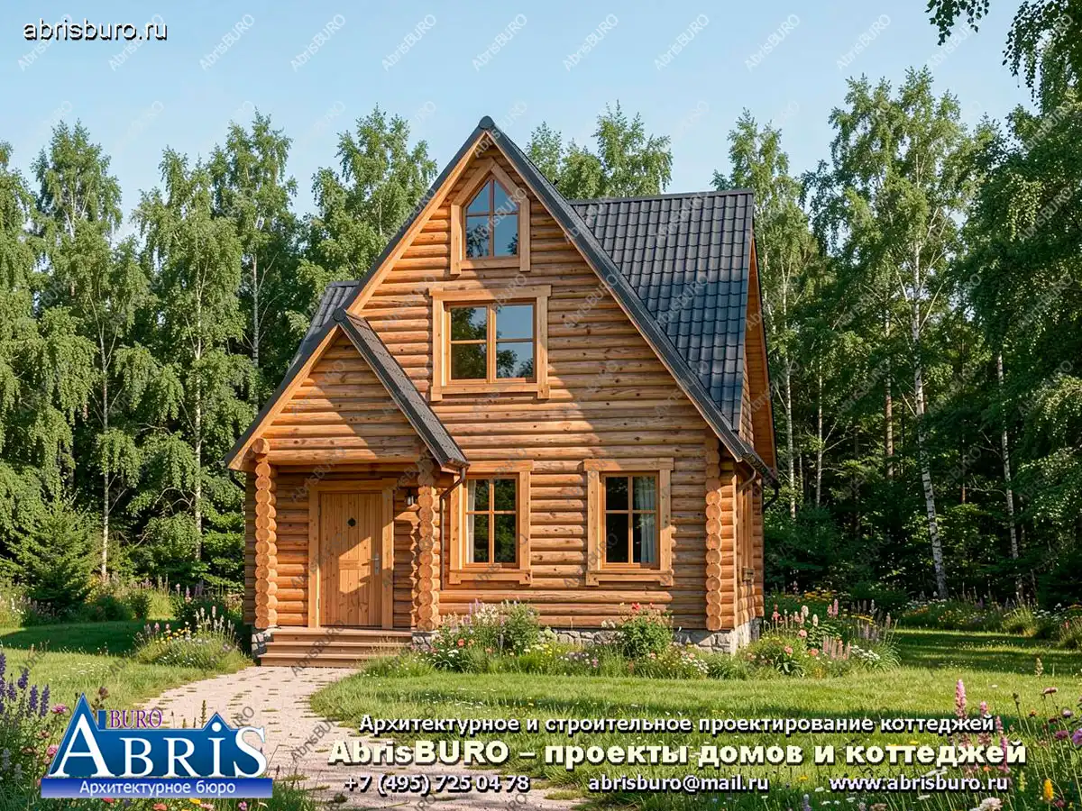 Главный фасад коттеджа