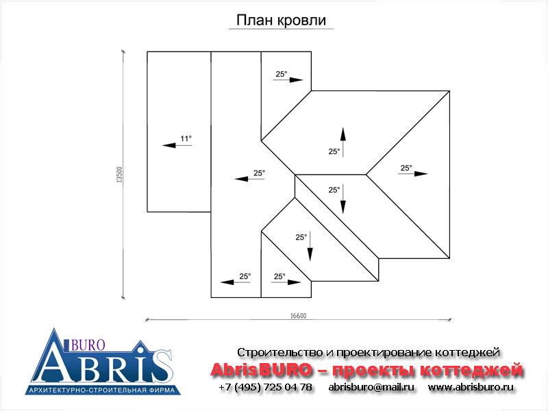 План кровли