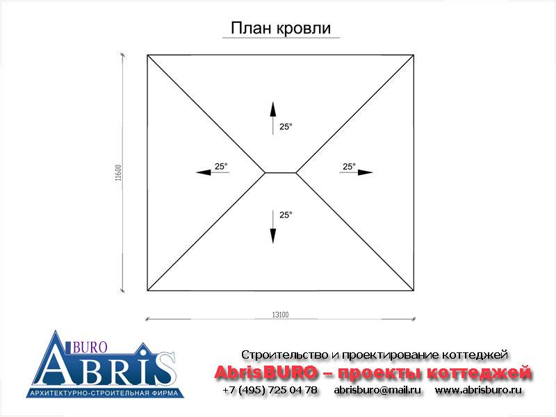 План кровли