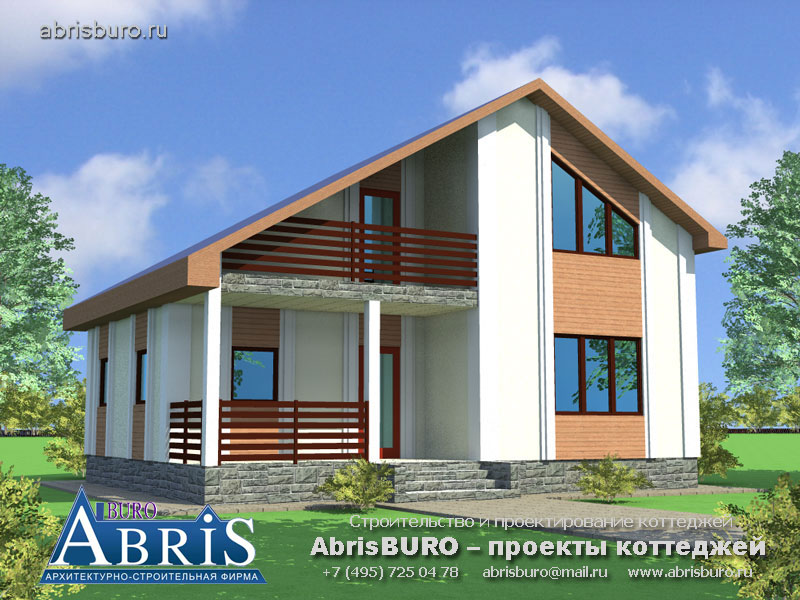 Проект дома с баней K054-100