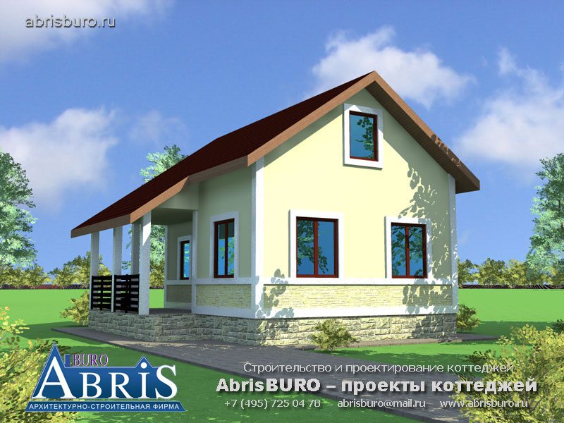 Проект дома с баней K056-63