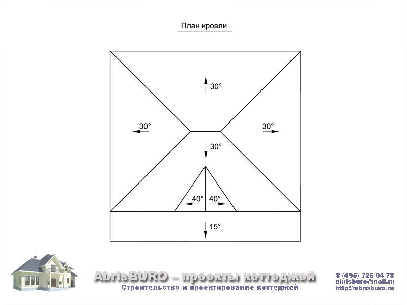 План кровли