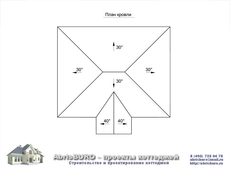 План кровли