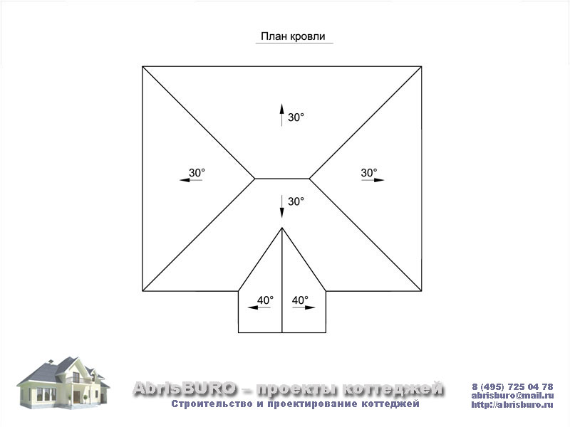 План кровли