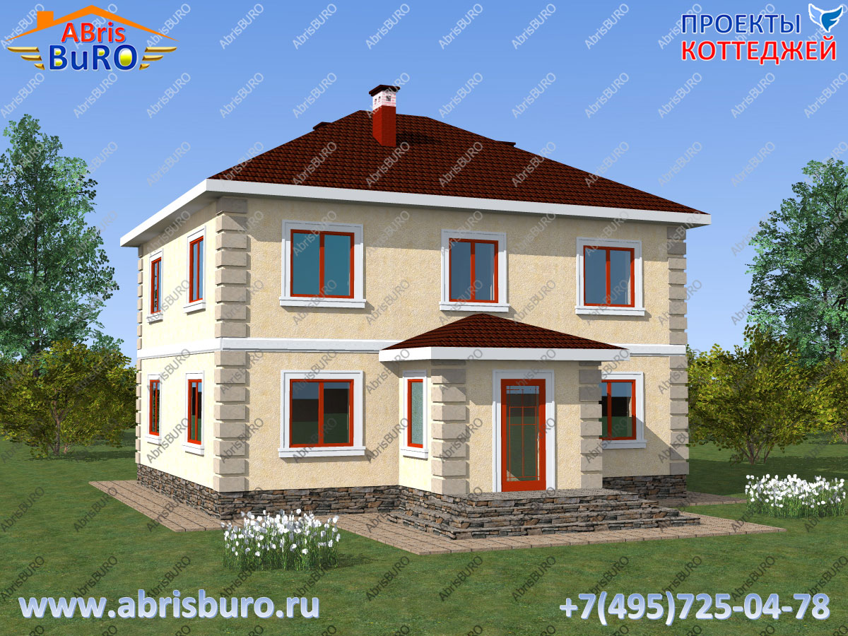 Проект среднего дома K1640-183