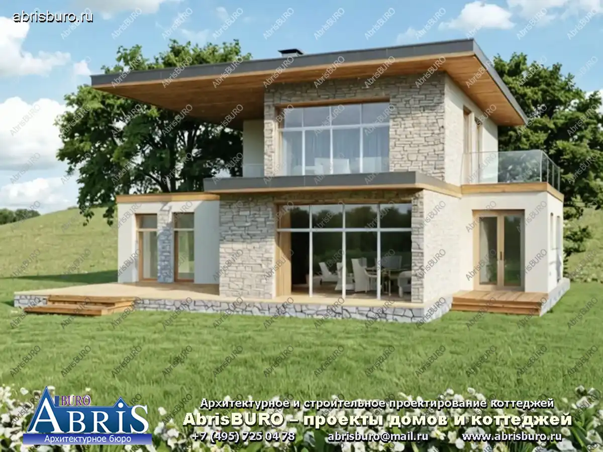 Фасад дома 3d