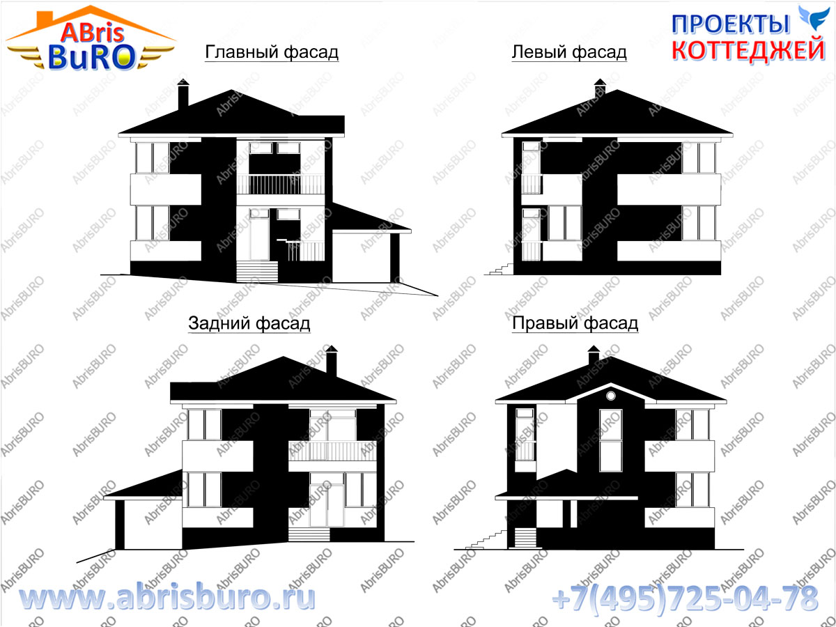 Фасады дома