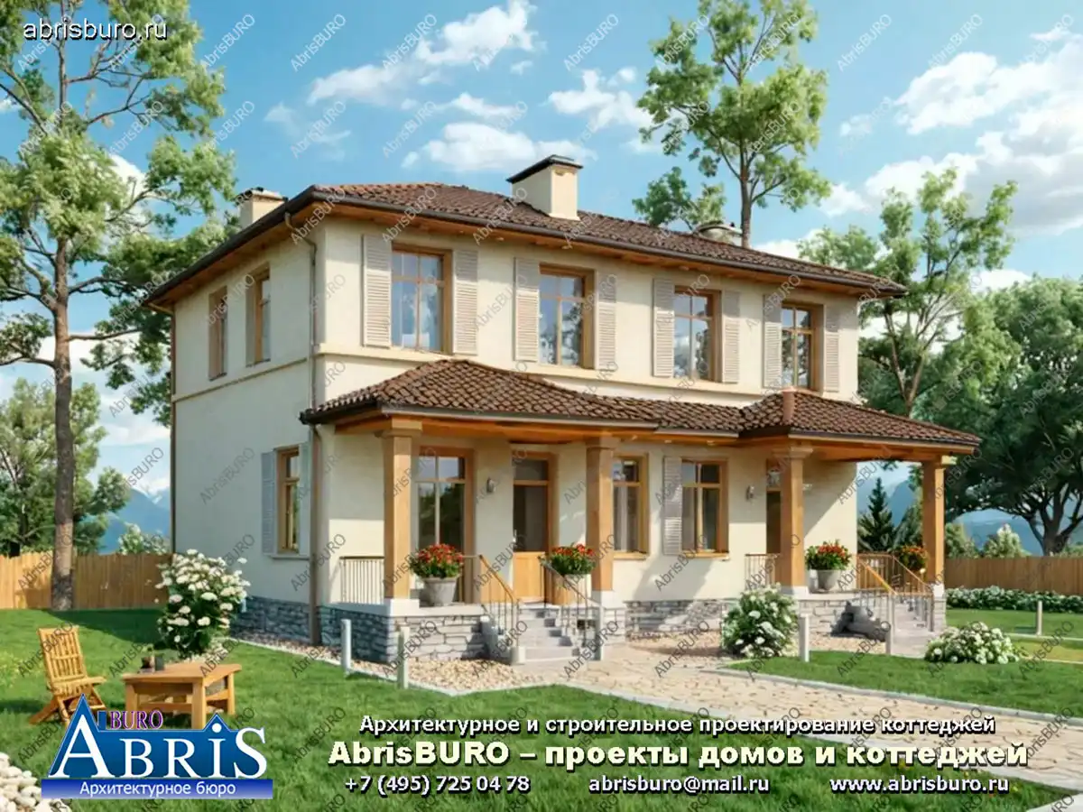 Главный фасад дома