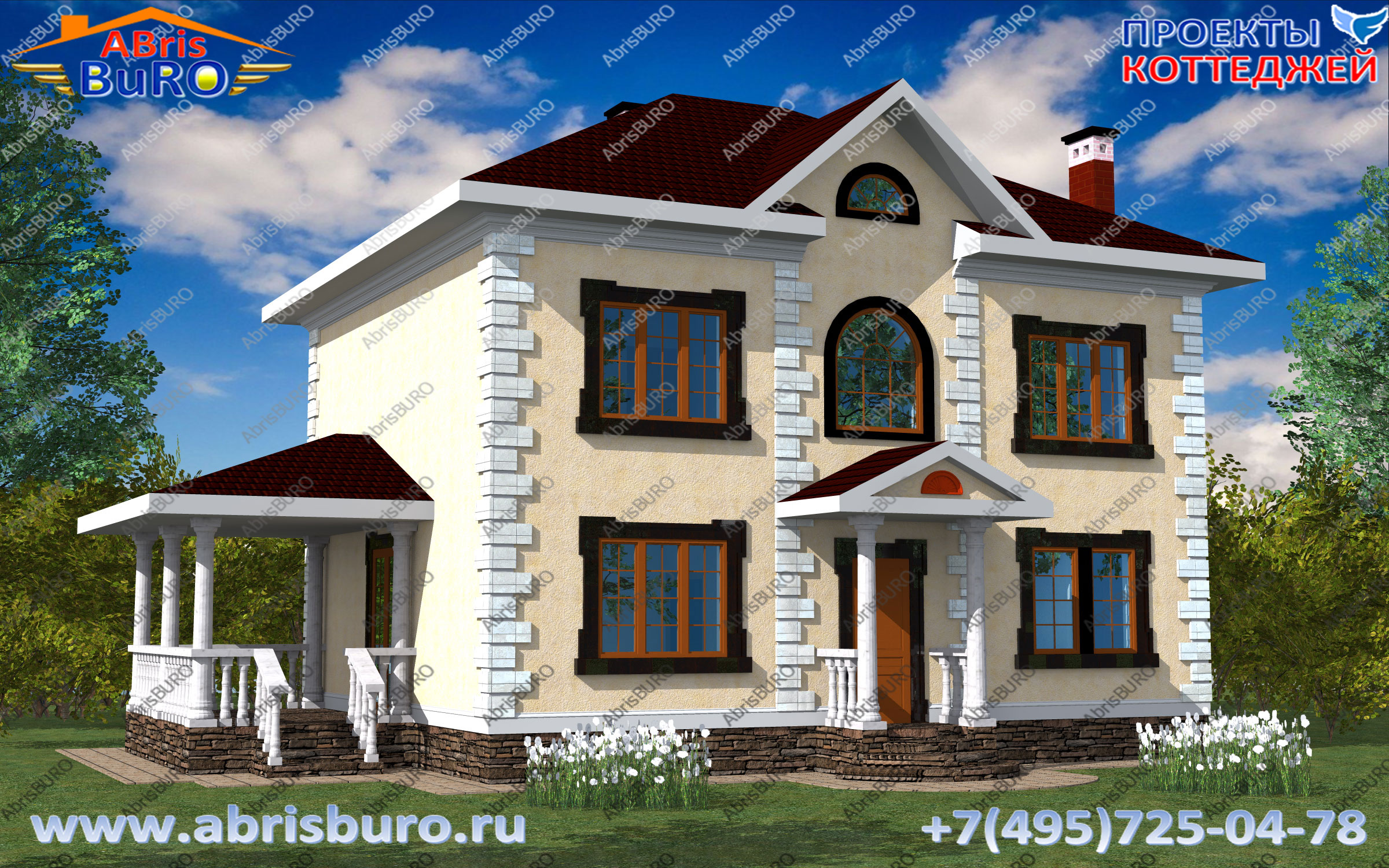 Дома в классическом стиле на сайте www.abrisburo.ru