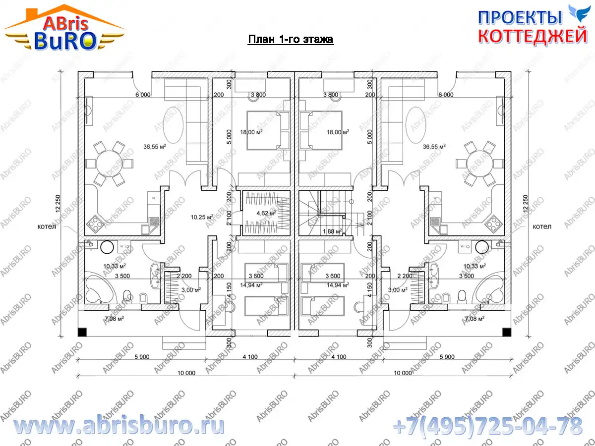 План 1-го этажа