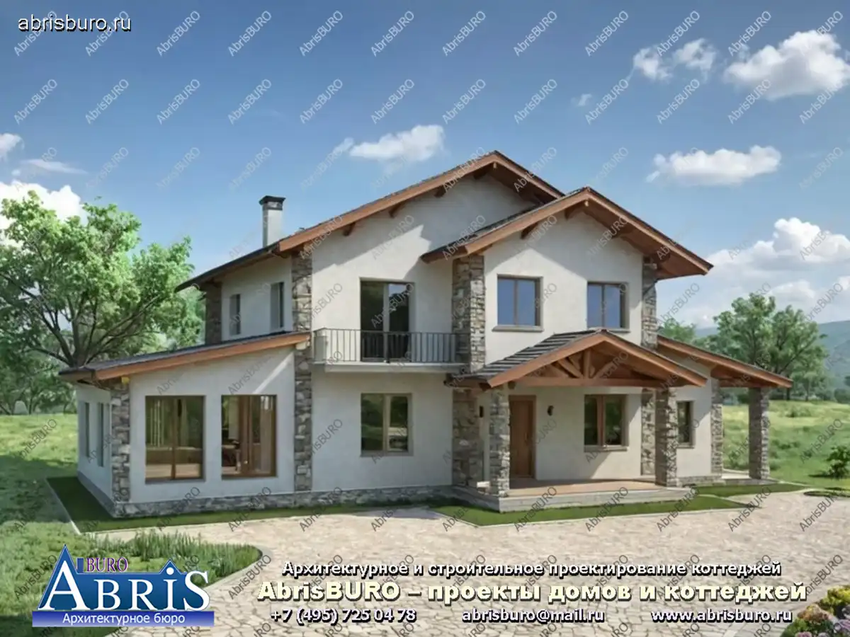 Главный фасад дома K2162-214