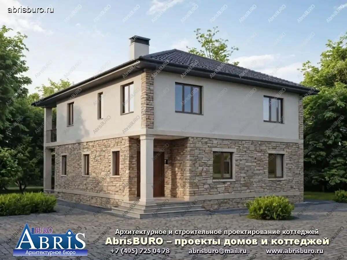 Главный фасад дома K2163-208