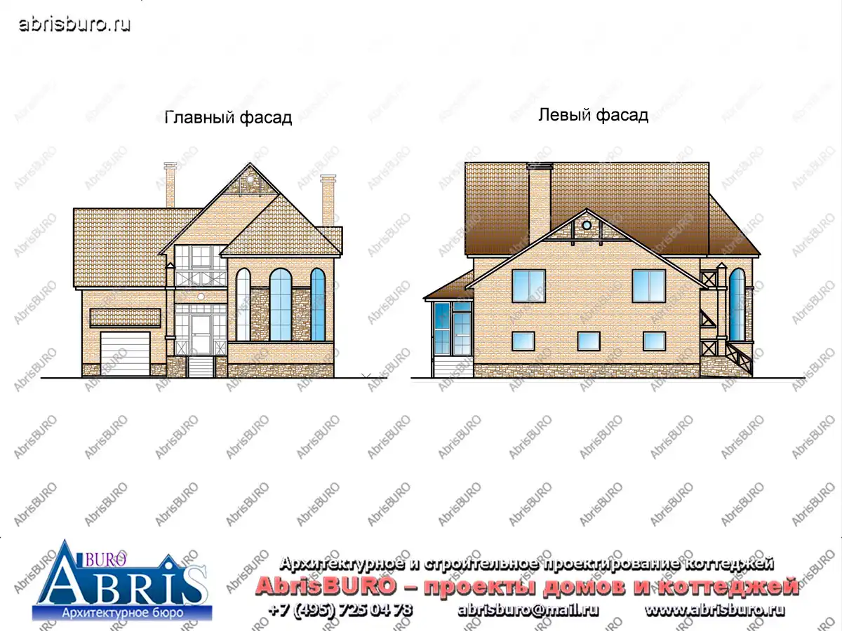 Фасады  коттеджа