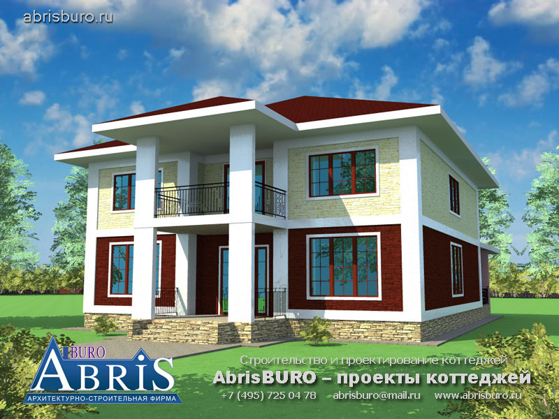 Проекты квадратных домов и коттеджей