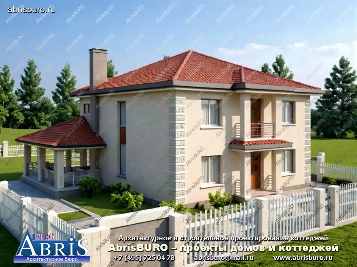 Главный фасад дома