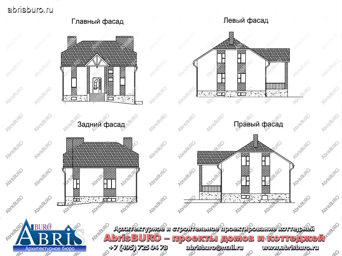 Фасады  коттеджа