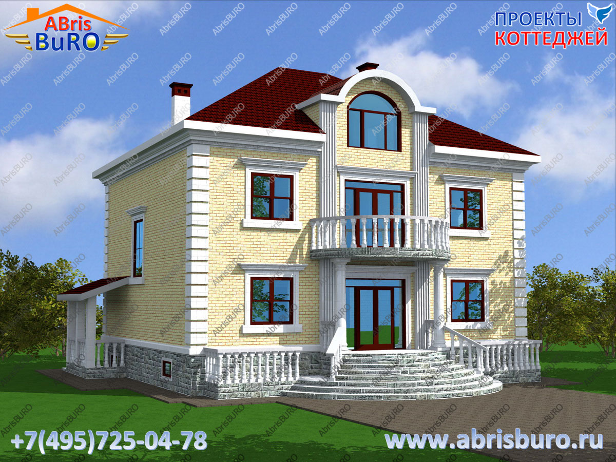 Проект классического дома K3054-384