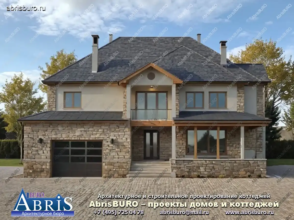 Главный фасад дома