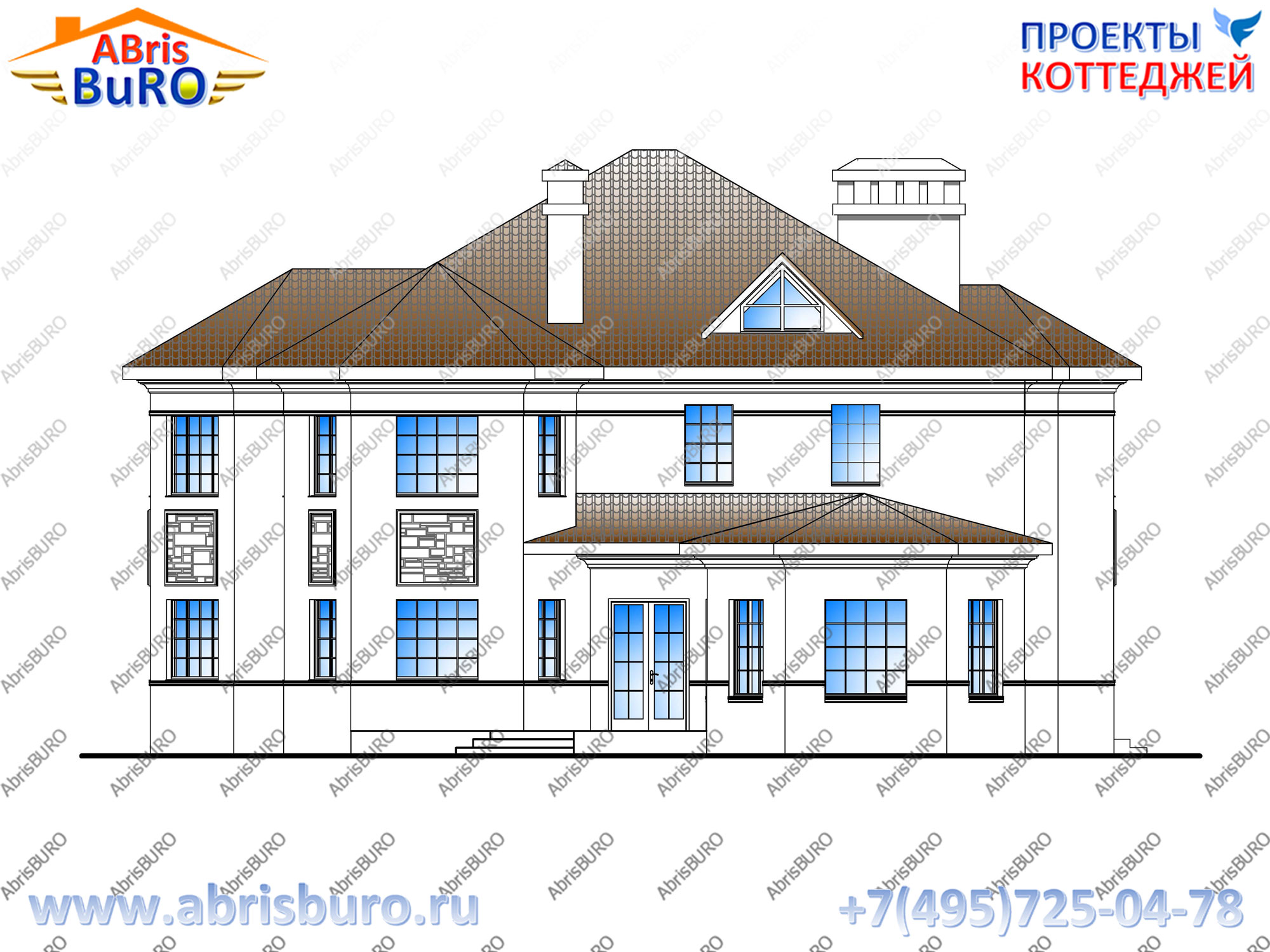 Главный фасад дома K3109-370