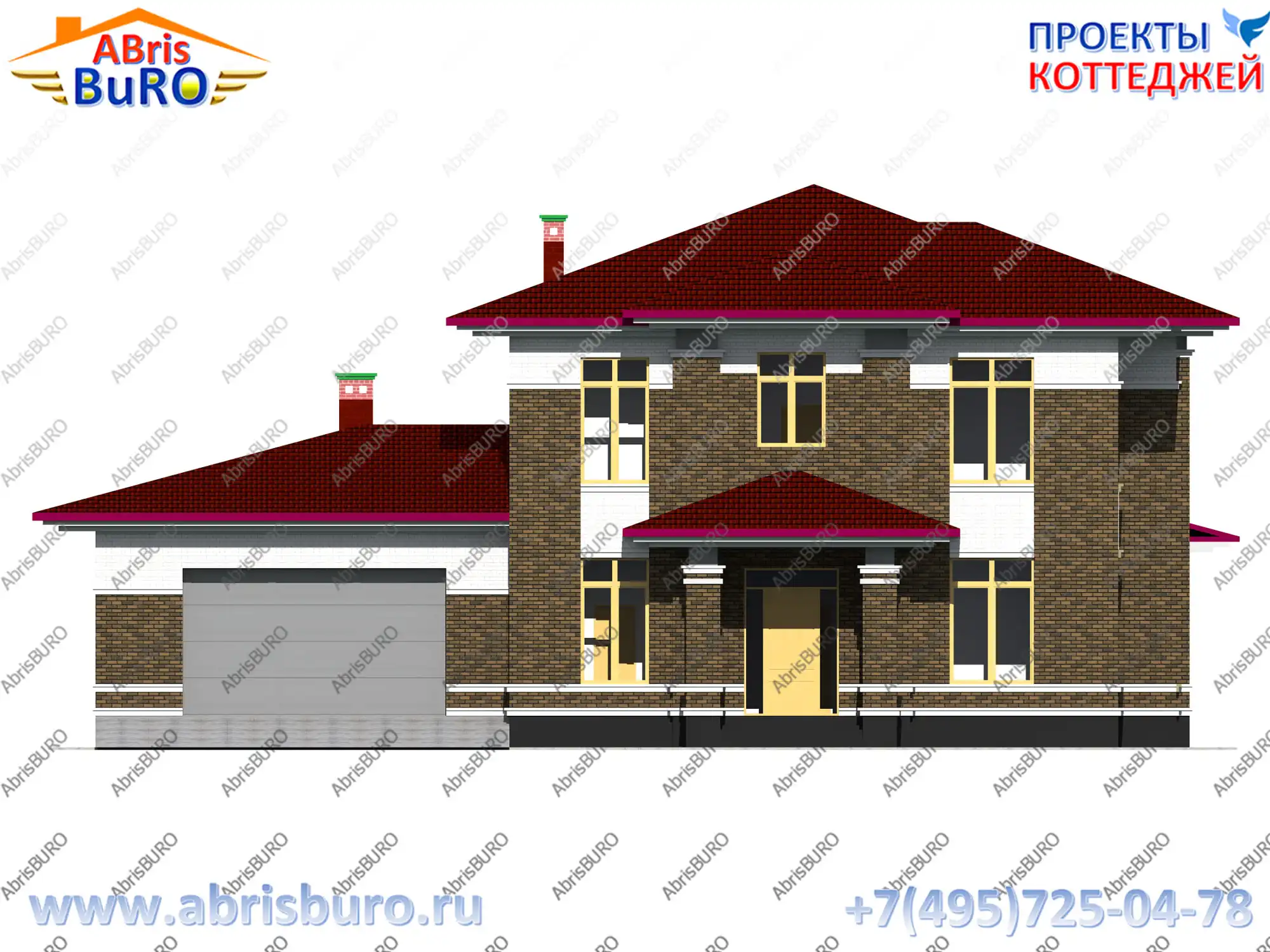 Главный фасад дома