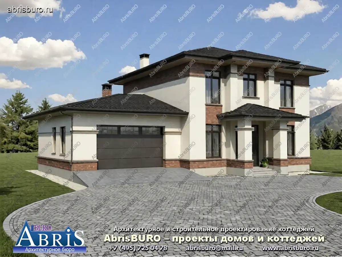 3d Визуализация дома (Вар.1)