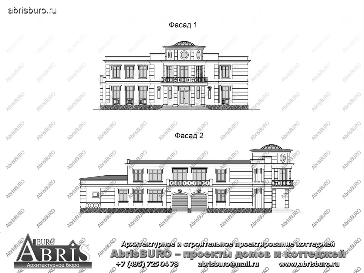 Фасады  коттеджа