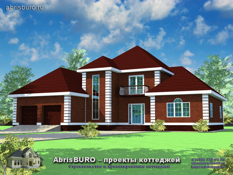 Проект дома K326-314 с габаритными размерами 18х21 м